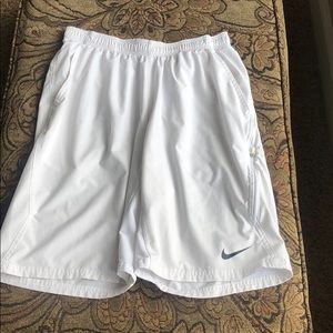 White Nike Shorts